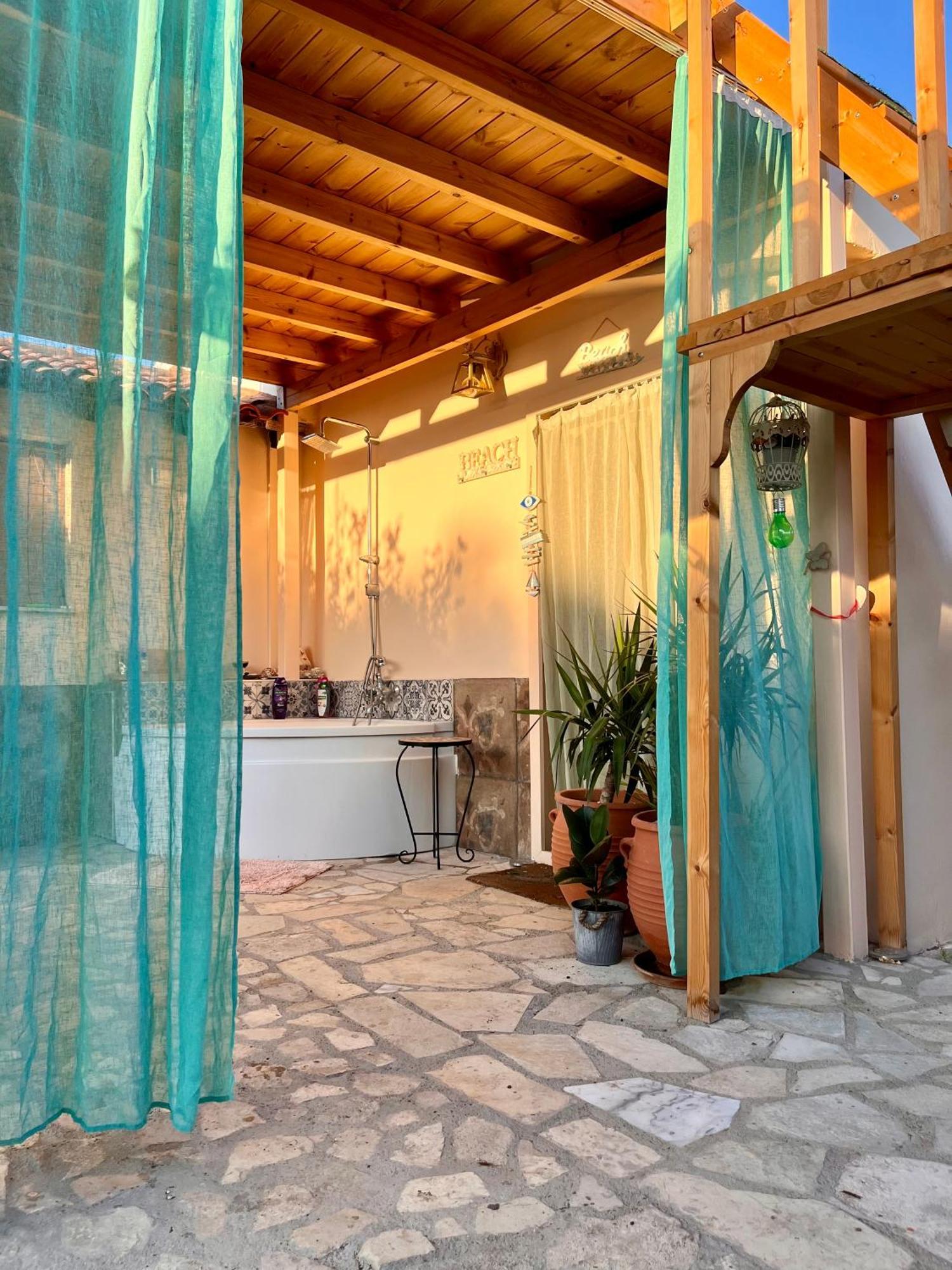 ピタゴリオ Holiday Oasis With Private Patio And Hammam-Style Bath In Chora-Pithagoreo, Samos Islandヴィラ エクステリア 写真