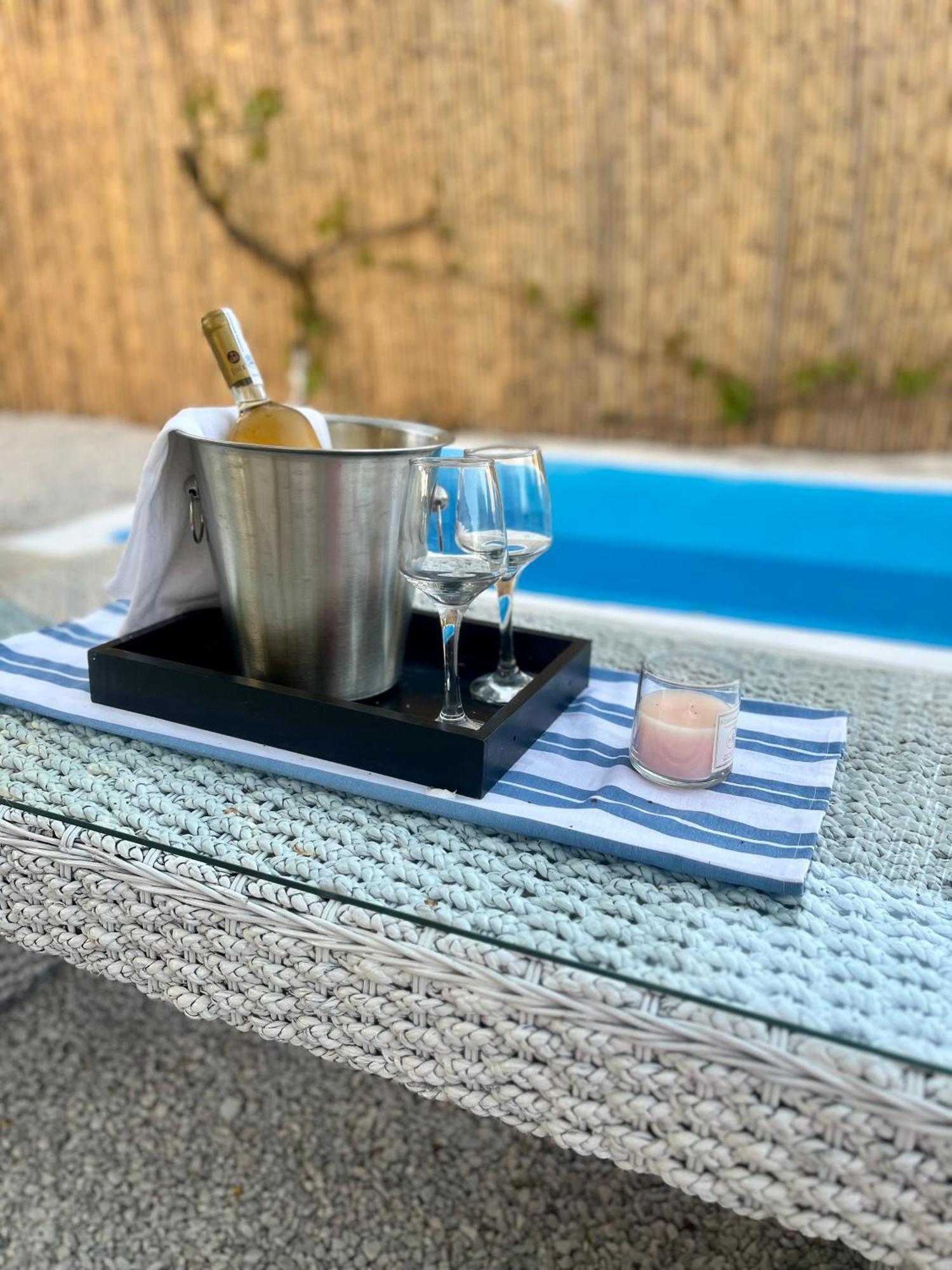 ピタゴリオ Holiday Oasis With Private Patio And Hammam-Style Bath In Chora-Pithagoreo, Samos Islandヴィラ エクステリア 写真